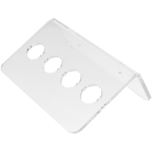 2Stk Transparenter Acryl Scherenhalter Wandmontage Friseurbedarf