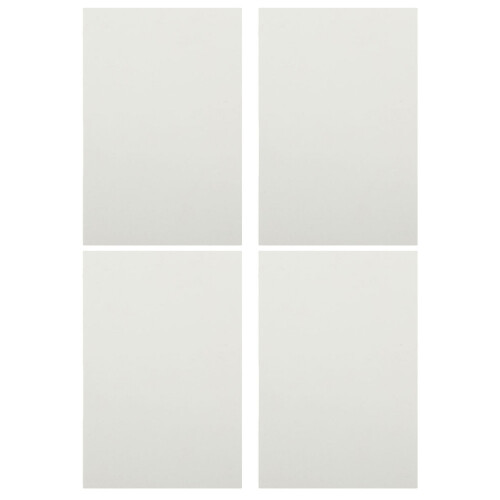 12Stk Weiße Sublimations-Aluminiumschilder Langlebig Für DIY 2