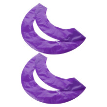 10Pcs Inflatable PVC Yoga Ball Stabilizer Base Anti Slip Purple