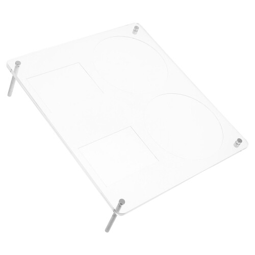 3Pièces Étagère Cd Transparente Compacte Et 2