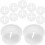 40Pcs Rubber Grommets for Desk Cable Wire Hole Covers White 1