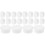 40Pcs Rubber Grommets for Desk Cable Wire Hole Covers White 4