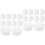 40Pcs Rubber Grommets for Desk Cable Wire Hole Covers White 6