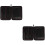 2Pcs Black Watch Display Box Convenient Storage Organizer 6