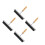 4Pcs Multi Rubber Rollers for Printmaking with Ergonomic Wood Handles 9