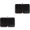 2Pcs Black Watch Display Box Convenient Storage Organizer 3