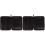 2Pcs Black Watch Display Box Convenient Storage Organizer 2
