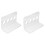 2Stk Transparenter Acryl Scherenhalter Wandmontage Friseurbedarf 4