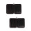 2Pcs Black Watch Display Box Convenient Storage Organizer 7