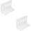 2Stk Transparenter Acryl Scherenhalter Wandmontage Friseurbedarf 7