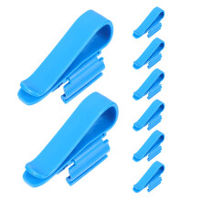 24Pcs Durable Blue ABS Aquarium Hose Clips for Water Tube Support