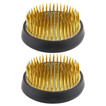 4Pcs Black Flower Arrangement Holder with Dense Needle for Decor