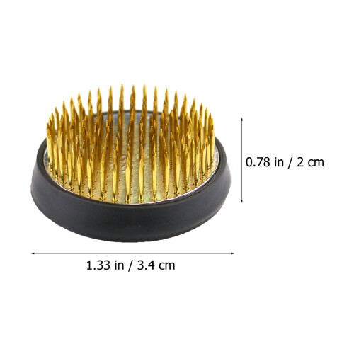 4Pcs Black Flower Arrangement Holder with Dense Needle for Decor 1