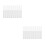 20Pcs Premium White Lip Gloss Tubes with Wand Clear Makeup Storage 10