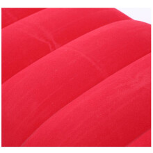 6Pcs Durable Red PVC Flocking Inflation Cushions Portable Nap Pillows