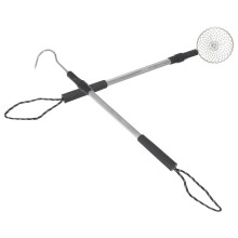 5Sets Portable Beach Sand Scoop with Strong Aluminum Mesh Handle