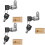 3Pcs Tubular Box Lock Replacement with Keys for Home Cabinet Security 7