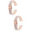 2Pcs Stainless Steel Replaceable Watch Band For Men 8