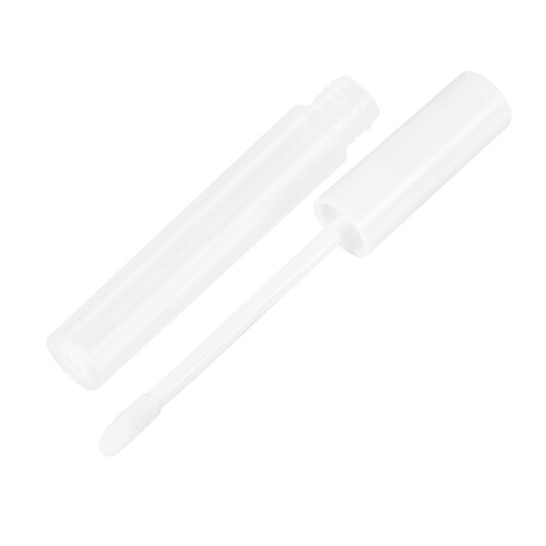 20Pcs Premium White Lip Gloss Tubes with Wand Clear Makeup Storage 2