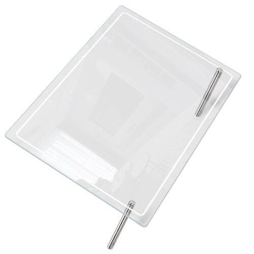 4Sets Transparent Acrylic Desk Writing Board Reusable Memo Planner