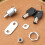 3Pcs Tubular Box Lock Replacement with Keys for Home Cabinet Security 11