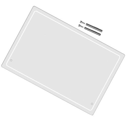 4Sets Transparent Acrylic Desk Writing Board Reusable Memo Planner 2