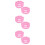 3Pairs Rosy Swim Training Float Eva Swim Board for Comfortable Workout 7