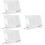 4Sets Transparent Acrylic Desk Writing Board Reusable Memo Planner 9