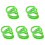 5Pcs Lightweight Green Chenille Stems Fluffy Twisting DIY Craft Tools 4