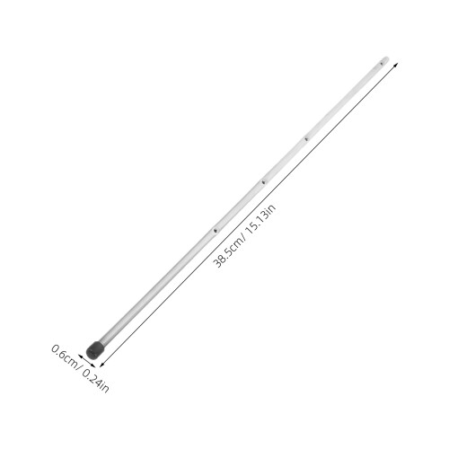 10Pcs Iron Soccer Machine Poles Silver Table Accessories 1