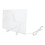 Whiteboard 30x20cm transparent mit 7 Markern 7