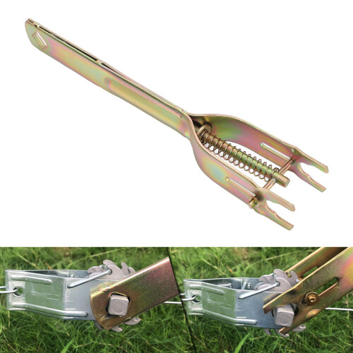 Zaunspanner-Griff, Gartendraht aus Flachstahl