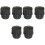 6Pièces Petit Bouchon Saxophone Soprano Noir Plastique Robuste Usage 4