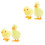 2Sets Gelbes Plüsch Wind-Up Hühnerspielzeug Für Kinder 3