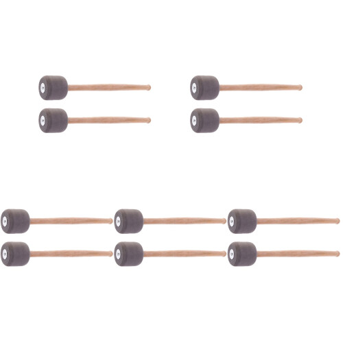 10Stk Kreative Percussion Drumsticks Grau Aus Holz Und Eva Material 1