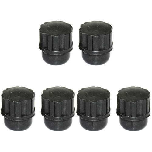 6Pièces Petit Bouchon Saxophone Soprano Noir Plastique Robuste Usage 2