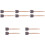 10Stk Kreative Percussion Drumsticks Grau Aus Holz Und Eva Material 3