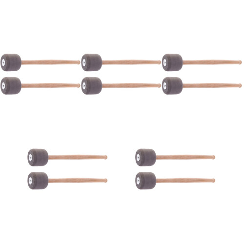 10Stk Kreative Percussion Drumsticks Grau Aus Holz Und Eva Material 2