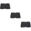 3Stk USB Speicher Eva Material Schwarz Schutz Stoßdämpfend 9