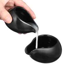 8Stk Schwarze Keramik Milch- Und Honigtassen Für Party Und Garten