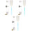 3Sets Weißer Vogelwasser-Spender Splashfest Für Käfig 3
