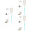 3Sets Weißer Vogelwasser-Spender Splashfest Für Käfig 6
