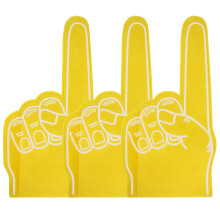 12Stk Gelbe Cheerleading Finger Für Sport- Und Festevents