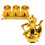 3Sets Buddhistisches Opferbecher Set Gold Für Gebetsrituale 2