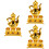 3Sets Buddhistisches Opferbecher Set Gold Für Gebetsrituale 8