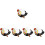 5Ensembles Jouets Éducatifs Temple Bloc Cartoon Percussion 6