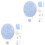 2Sets Neugeborenen Kit Mit Bunten Ornamenten, 3