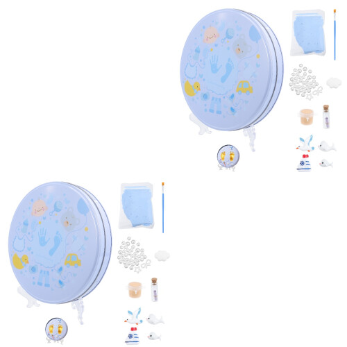 2Sets Neugeborenen Kit Mit Bunten Ornamenten, 2