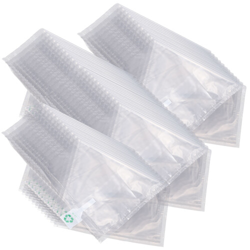 200Stk Luftpolster Folie Transparent Verpackungsbeutel Stoßfest Stabil 1