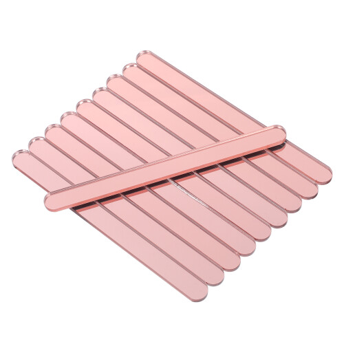 150Pièces Bâtonnets Rose En Pour Glace DIY 2